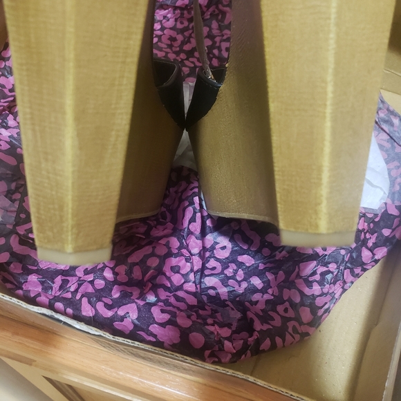 Black ankle tie wedges - Picture 5 of 6